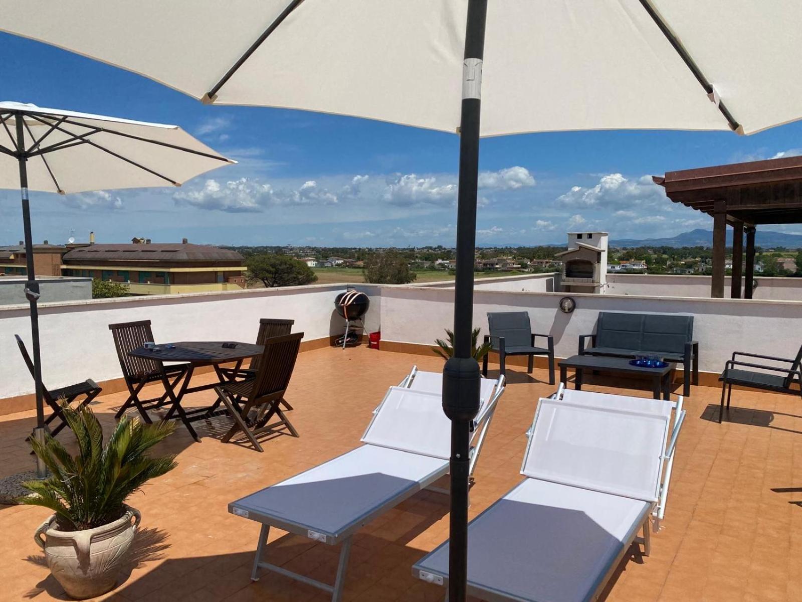 Appartamento Vista Mare A Marina Di Ardea L'Americano المظهر الخارجي الصورة